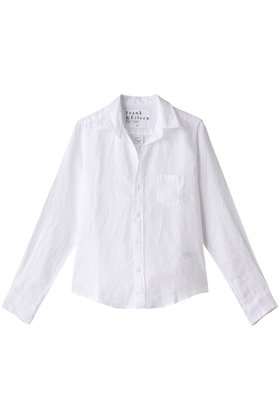 【フランク&アイリーン/Frank&Eileen】のBARRY クラシックホワイトリネン シャツ 人気、トレンドファッション・服の通販 founy(ファニー) ファッション Fashion レディースファッション Fashion for Women トップス・カットソー Cut & Sew Tops シャツ・ブラウス・オフィスカジュアル Elegant Blouses & Button-Ups シンプル Simple, Minimal スリーブ Sleeve, Long Sleeve / Short Sleeve ロング Long, Long-Length 定番 Standard, Basic Item |ID:prp329100002245297