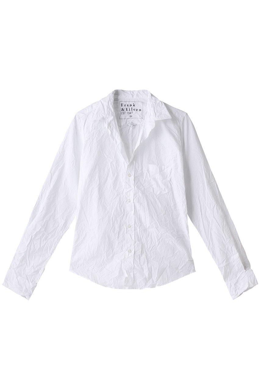 【フランク&アイリーン/Frank&Eileen】のBARRY クラシックホワイトポプリン シャツ 人気、トレンドファッション・服の通販 founy(ファニー) 　ファッション　Fashion　レディースファッション　Fashion for Women　トップス・カットソー　Cut & Sew Tops　シャツ・ブラウス・オフィスカジュアル　Elegant Blouses & Button-Ups　スリム　Slim, Slim Fit　スリーブ　Sleeve, Long Sleeve / Short Sleeve　ロング　Long, Long-Length　定番　Standard, Basic Item　 other-1|ID: prp329100002245298 ipo3291000000036673084