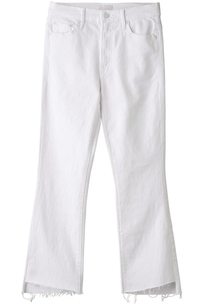 【マザー/MOTHER】のTHE INSIDER CROP STEP FRAY ホワイトデニム インテリア・キッズ・メンズ・レディースファッション・服の通販 founy(ファニー) https://founy.com/ ファッション Fashion レディースファッション Fashion for Women パンツ Pants & Trousers デニムパンツ・ジーンズ・美脚デニム Denim Jeans & Pants クロップド Cropped, Short Length シンプル Simple, Minimal デニム Denim, Jeans Material フレア Flare, Flared 再入荷 Restock / Back in Stock 定番 Standard, Basic Item |ID: prp329100002245308 ipo3291000000035755284