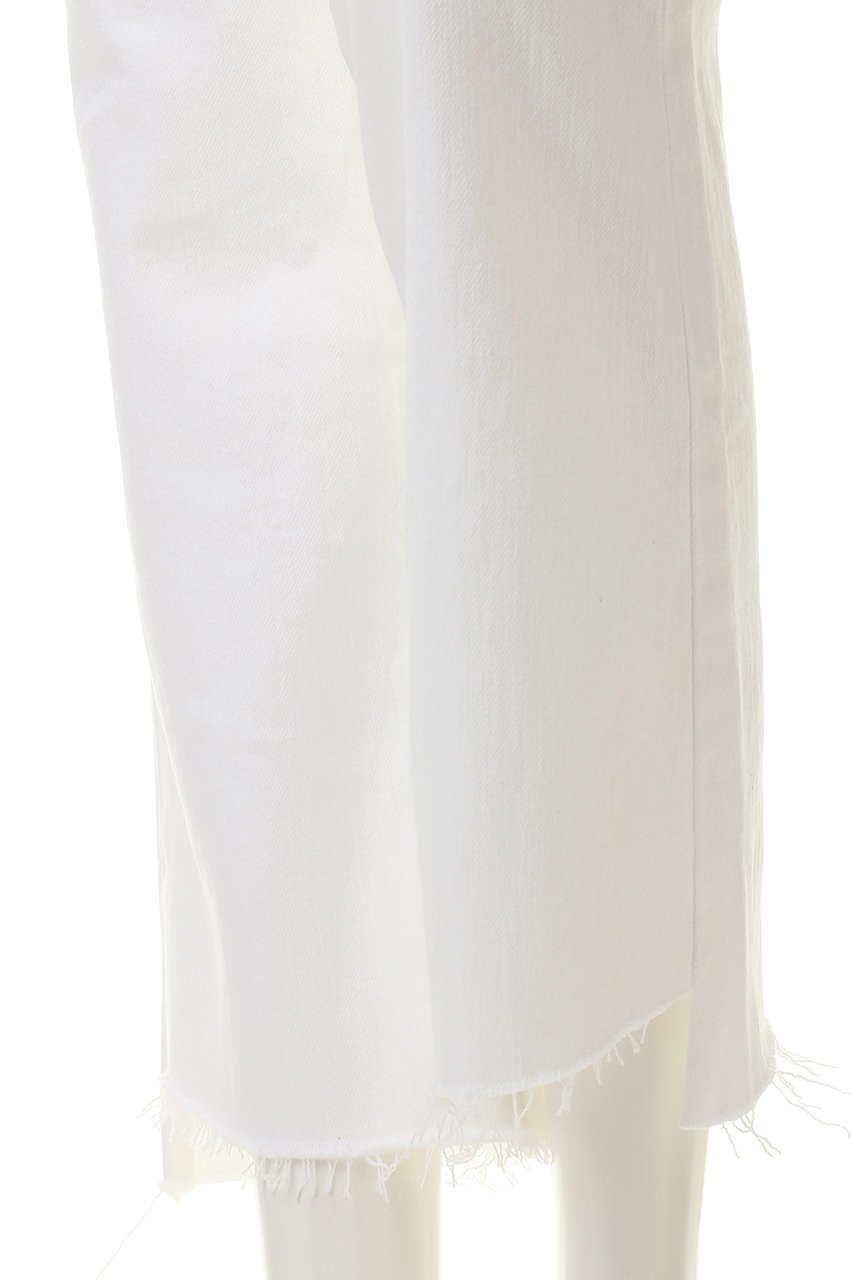 【マザー/MOTHER】のTHE INSIDER CROP STEP FRAY ホワイトデニム 人気、トレンドファッション・服の通販 founy(ファニー) 　ファッション　Fashion　レディースファッション　Fashion for Women　パンツ　Pants & Trousers　デニムパンツ・ジーンズ・美脚デニム　Denim Jeans & Pants　クロップド　Cropped, Short Length　シンプル　Simple, Minimal　デニム　Denim, Jeans Material　フレア　Flare, Flared　再入荷　Restock / Back in Stock　定番　Standard, Basic Item　other-6|ID: prp329100002245308 ipo3291000000035755290