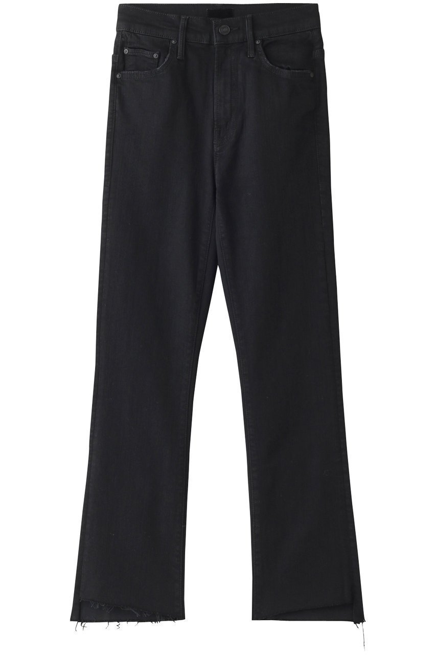 【マザー/MOTHER】のTHE INSIDER CROP STEP FRAY ブラックデニム 人気、トレンドファッション・服の通販 founy(ファニー) 　ファッション　Fashion　レディースファッション　Ladies' Fashion Online　パンツ　Pants　デニムパンツ　Denim Pants　ストレッチ　Stretch　デニム　Denim　フィット　Fit　フレア　Flare　再入荷　Restock/Back In Stock/Re Arrival　定番　Standard　 other-1|ID: prp329100002245309 ipo3291000000032629143