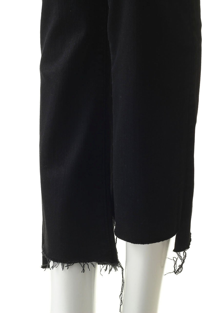 【マザー/MOTHER】のTHE INSIDER CROP STEP FRAY ブラックデニム 人気、トレンドファッション・服の通販 founy(ファニー) 　ファッション　Fashion　レディースファッション　Ladies' Fashion Online　パンツ　Pants　デニムパンツ　Denim Pants　ストレッチ　Stretch　デニム　Denim　フィット　Fit　フレア　Flare　再入荷　Restock/Back In Stock/Re Arrival　定番　Standard　other-5|ID: prp329100002245309 ipo3291000000032629148