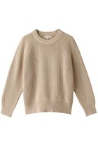 【デミーリー/DEMYLEE】のCHELSEA クルーネック コットンニットプルオーバー 人気、トレンドファッション・服の通販 founy(ファニー) ファッション Fashion レディースファッション Fashion for Women トップス・カットソー Cut & Sew Tops ニット Knit Tops & Sweaters カジュアルプルオーバー・ニットトップス Pullovers & Knit Tops / Casual Pullovers コンパクト Compact, Small Size シンプル Simple, Minimal 定番 Standard, Basic Item thumbnail クリーム|ID: prp329100002245315 ipo3291000000032957899