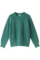 【デミーリー/DEMYLEE】のCHELSEA クルーネック コットンニットプルオーバー 人気、トレンドファッション・服の通販 founy(ファニー) ファッション Fashion レディースファッション Fashion for Women トップス・カットソー Cut & Sew Tops ニット Knit Tops & Sweaters カジュアルプルオーバー・ニットトップス Pullovers & Knit Tops / Casual Pullovers コンパクト Compact, Small Size シンプル Simple, Minimal 定番 Standard, Basic Item thumbnail グリーン|ID: prp329100002245315 ipo3291000000032957902