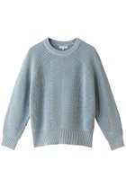 【デミーリー/DEMYLEE】のCHELSEA クルーネック コットンニットプルオーバー 人気、トレンドファッション・服の通販 founy(ファニー) ファッション Fashion レディースファッション Fashion for Women トップス・カットソー Cut & Sew Tops ニット Knit Tops & Sweaters カジュアルプルオーバー・ニットトップス Pullovers & Knit Tops / Casual Pullovers コンパクト Compact, Small Size シンプル Simple, Minimal 定番 Standard, Basic Item thumbnail ライトブルー|ID: prp329100002245315 ipo3291000000032957907