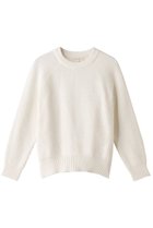 【デミーリー/DEMYLEE】のCHELSEA クルーネック コットンニットプルオーバー 人気、トレンドファッション・服の通販 founy(ファニー) ファッション Fashion レディースファッション Fashion for Women トップス・カットソー Cut & Sew Tops ニット Knit Tops & Sweaters カジュアルプルオーバー・ニットトップス Pullovers & Knit Tops / Casual Pullovers コンパクト Compact, Small Size シンプル Simple, Minimal 定番 Standard, Basic Item thumbnail ホワイト|ID: prp329100002245315 ipo3291000000032957911