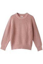 【デミーリー/DEMYLEE】のCHELSEA クルーネック コットンニットプルオーバー 人気、トレンドファッション・服の通販 founy(ファニー) ファッション Fashion レディースファッション Fashion for Women トップス・カットソー Cut & Sew Tops ニット Knit Tops & Sweaters カジュアルプルオーバー・ニットトップス Pullovers & Knit Tops / Casual Pullovers コンパクト Compact, Small Size シンプル Simple, Minimal 定番 Standard, Basic Item thumbnail ライトピンク|ID: prp329100002245315 ipo3291000000032957915