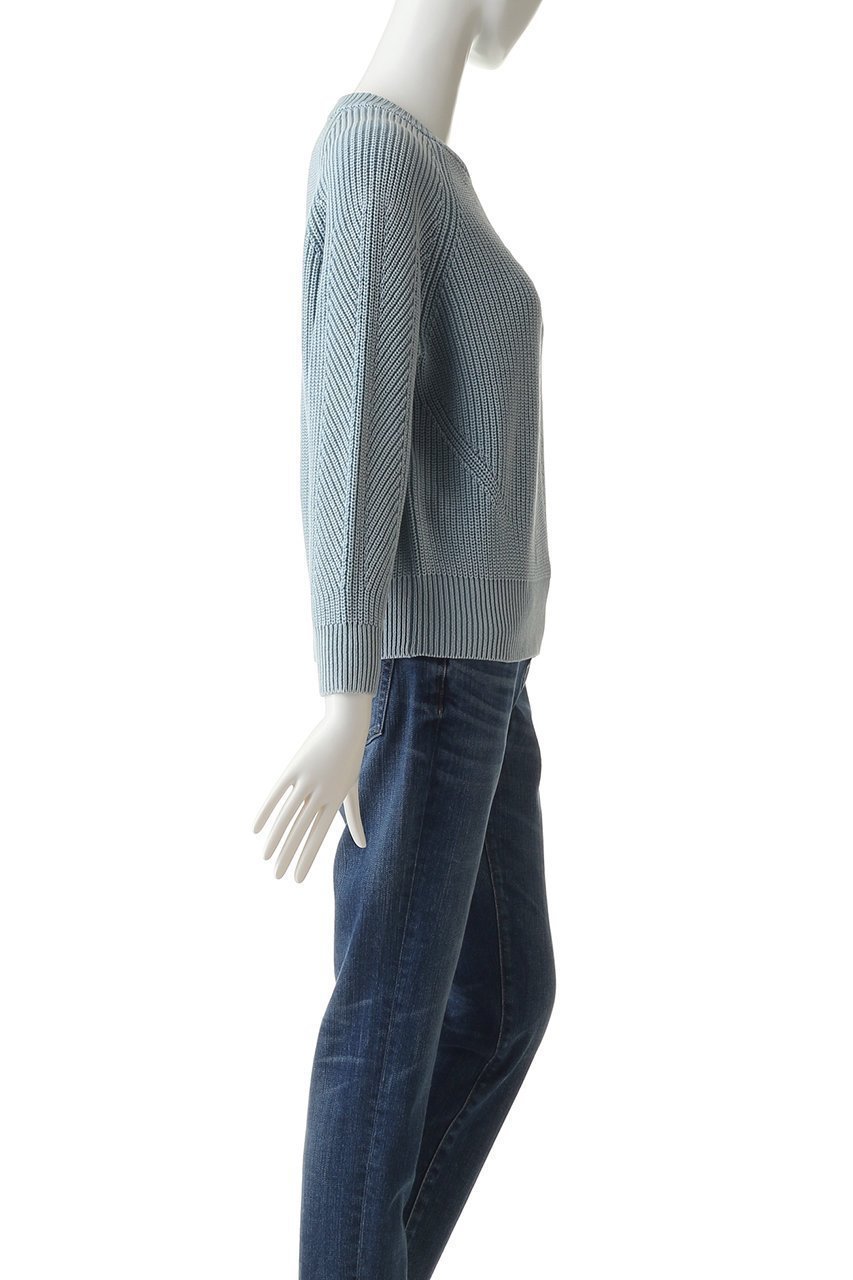 【デミーリー/DEMYLEE】のCHELSEA クルーネック コットンニットプルオーバー 人気、トレンドファッション・服の通販 founy(ファニー) 　ファッション　Fashion　レディースファッション　Fashion for Women　トップス・カットソー　Cut & Sew Tops　ニット　Knit Tops & Sweaters　カジュアルプルオーバー・ニットトップス　Pullovers & Knit Tops / Casual Pullovers　コンパクト　Compact, Small Size　シンプル　Simple, Minimal　定番　Standard, Basic Item　other-3|ID: prp329100002245315 ipo3291000000032957928
