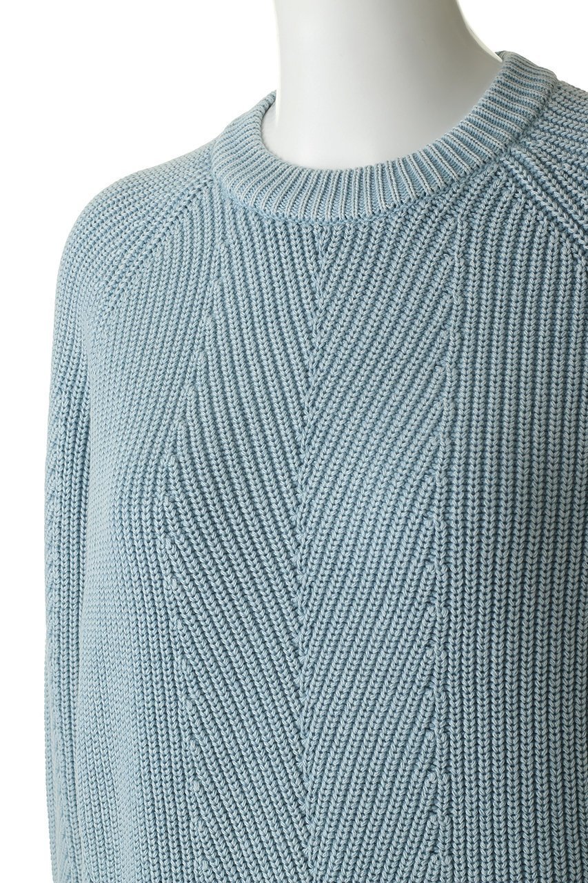 【デミーリー/DEMYLEE】のCHELSEA クルーネック コットンニットプルオーバー 人気、トレンドファッション・服の通販 founy(ファニー) 　ファッション　Fashion　レディースファッション　Fashion for Women　トップス・カットソー　Cut & Sew Tops　ニット　Knit Tops & Sweaters　カジュアルプルオーバー・ニットトップス　Pullovers & Knit Tops / Casual Pullovers　コンパクト　Compact, Small Size　シンプル　Simple, Minimal　定番　Standard, Basic Item　other-5|ID: prp329100002245315 ipo3291000000032957935