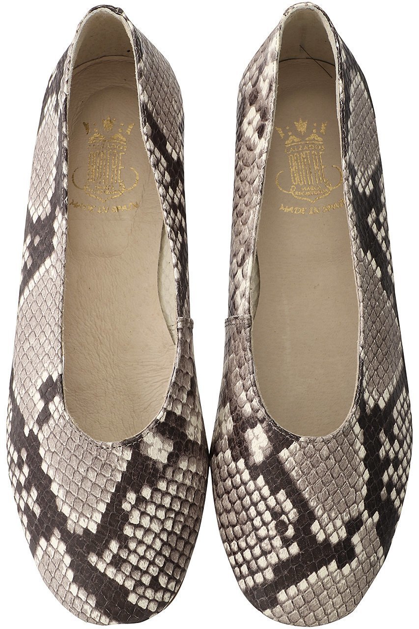 【エスメラルダ/Esmeralda】の【BONTRE】ソフトフラットパンプス インテリア・キッズ・メンズ・レディースファッション・服の通販 founy(ファニー) 　ファッション　Fashion　レディースファッション　Fashion for Women　シンプル　Simple, Minimal　フォルム　Silhouette, Form　フラット　Flat, Flat Shoes　ベーシック　Basic, Essential　パイソン|ID: prp329100002250355 ipo3291000000035058810