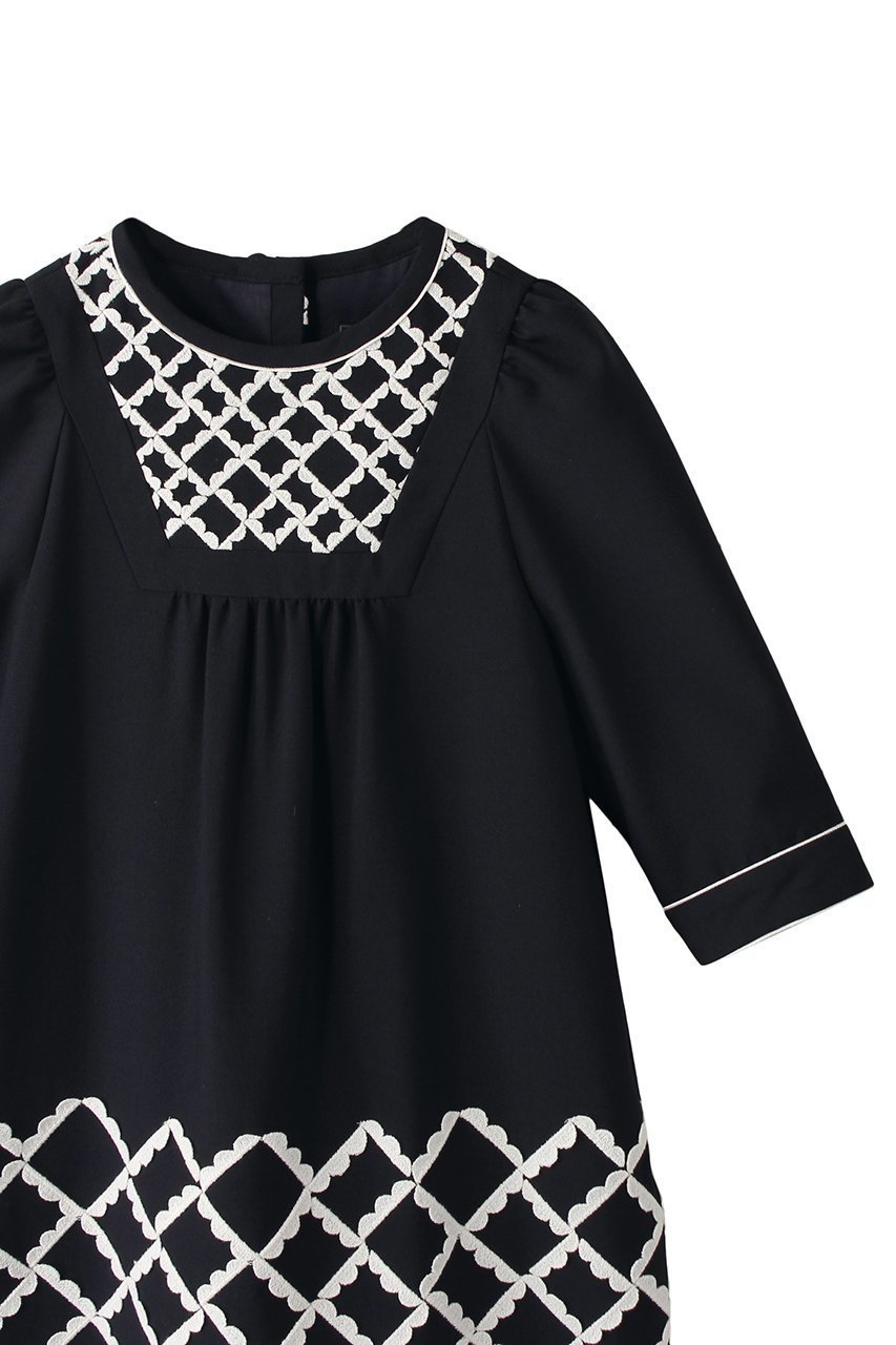 【ミナ ペルホネン/mina perhonen / KIDS】の【KIDS】petal fence ワンピース ネイビー 140 人気、トレンドファッション・服の通販 founy(ファニー) ファッション Fashion キッズファッション Fashion for Kids ワンピース Dresses パーティ Party, Party Style other-3|ID: prp329100002252810 ipo3291000000036192389