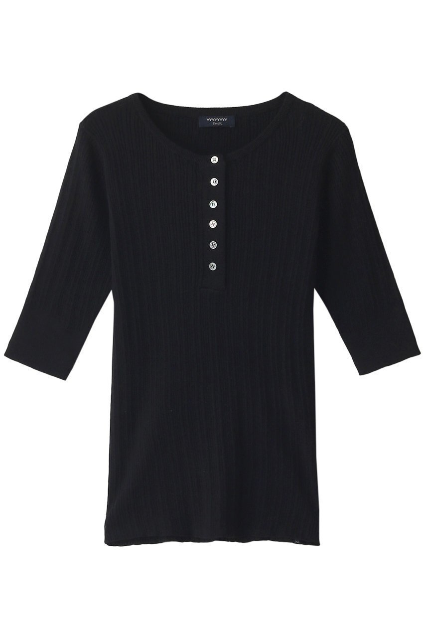 【ヤヌーク/YANUK】のヘンリーネック リブニット 人気、トレンドファッション・服の通販 founy(ファニー) ファッション Fashion レディースファッション Fashion for Women トップス・カットソー Cut & Sew Tops ニット Knit Tops & Sweaters カジュアルプルオーバー・ニットトップス Pullovers & Knit Tops / Casual Pullovers フロント Front, Front Design リブニット Rib Knit, Ribbed Knit other-1|ID: prp329100002261923 ipo3291000000036099120