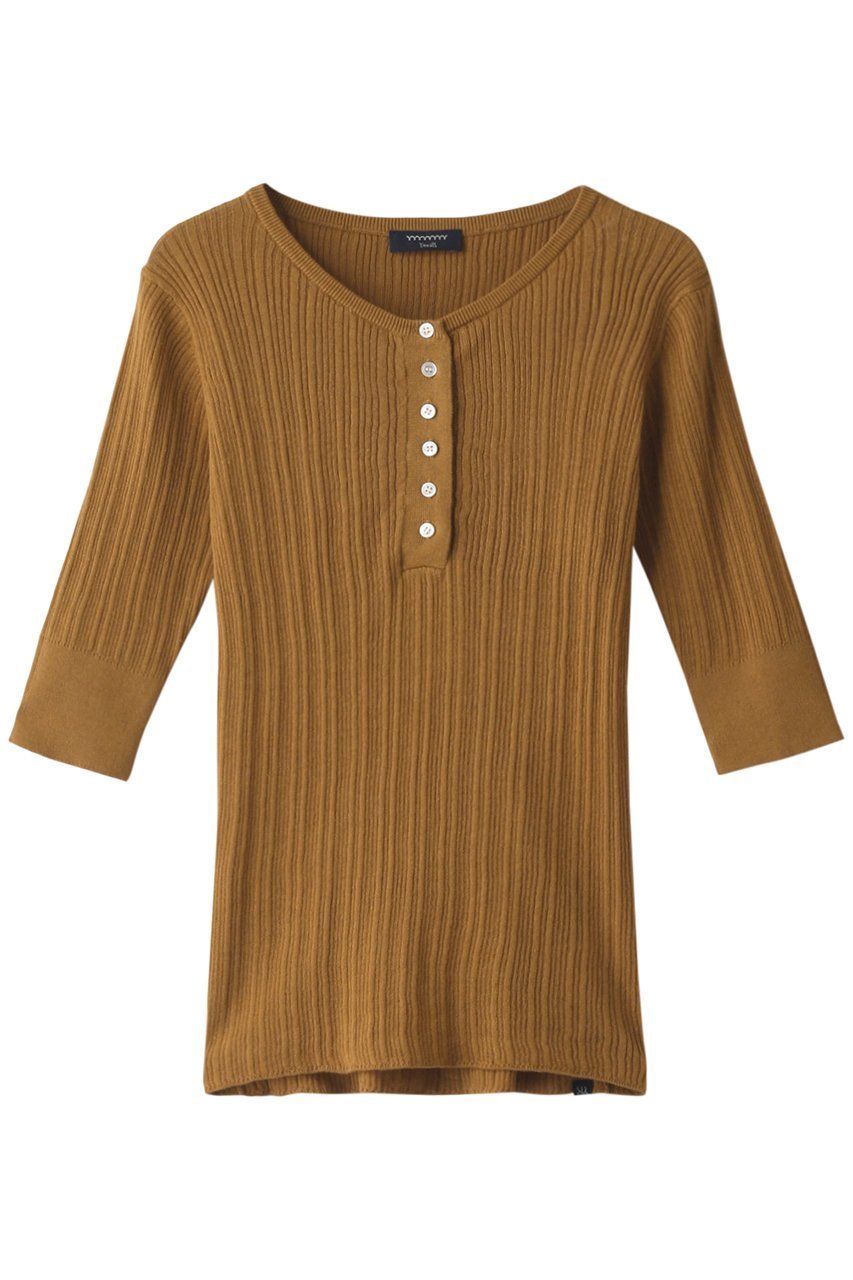 【ヤヌーク/YANUK】のヘンリーネック リブニット インテリア・キッズ・メンズ・レディースファッション・服の通販 founy(ファニー) ファッション Fashion レディースファッション Fashion for Women トップス・カットソー Cut & Sew Tops ニット Knit Tops & Sweaters カジュアルプルオーバー・ニットトップス Pullovers & Knit Tops / Casual Pullovers フロント Front, Front Design リブニット Rib Knit, Ribbed Knit マスタード|ID: prp329100002261923 ipo3291000000036099124