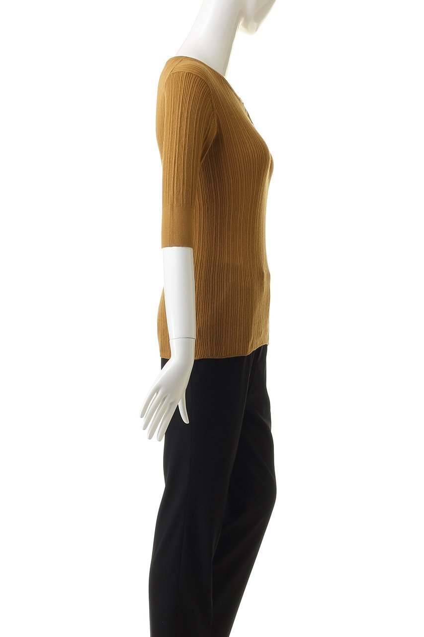 【ヤヌーク/YANUK】のヘンリーネック リブニット 人気、トレンドファッション・服の通販 founy(ファニー) ファッション Fashion レディースファッション Fashion for Women トップス・カットソー Cut & Sew Tops ニット Knit Tops & Sweaters カジュアルプルオーバー・ニットトップス Pullovers & Knit Tops / Casual Pullovers フロント Front, Front Design リブニット Rib Knit, Ribbed Knit other-3|ID: prp329100002261923 ipo3291000000036099126