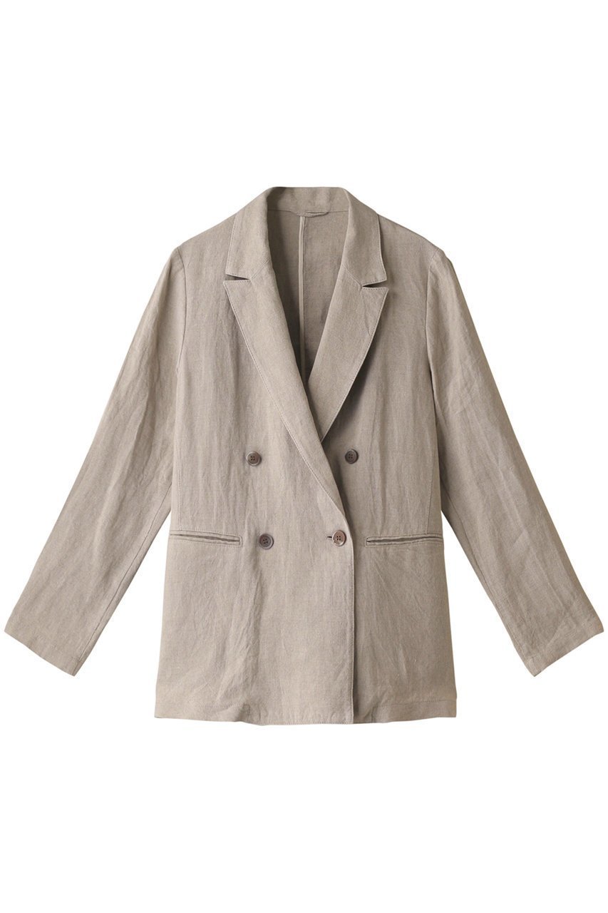 【ヤヌーク/YANUK】のテーラードジャケット インテリア・キッズ・メンズ・レディースファッション・服の通販 founy(ファニー) 　ファッション　Fashion　レディースファッション　Fashion for Women　アウター　Coat / Outerwear Collection　レディースジャケット・軽アウター　Jackets　テーラードジャケット / 通勤・きれいめスタイル　Tailored Jackets & Blazers　ジャケット　Jacket, Outerwear　デニム　Denim, Jeans Material　ライトベージュ|ID: prp329100002261928 ipo3291000000032912882