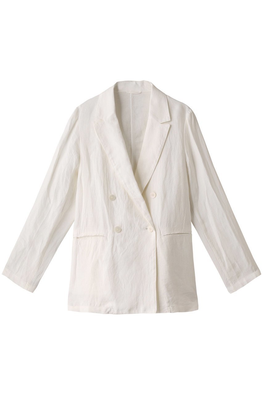 【ヤヌーク/YANUK】のテーラードジャケット インテリア・キッズ・メンズ・レディースファッション・服の通販 founy(ファニー) ファッション Fashion レディースファッション Fashion for Women アウター Coat / Outerwear Collection レディースジャケット・軽アウター Jackets テーラードジャケット / 通勤・きれいめスタイル Tailored Jackets & Blazers ジャケット Jacket, Outerwear デニム Denim, Jeans Material ホワイト|ID: prp329100002261928 ipo3291000000035655381