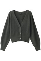 【ヤヌーク/YANUK】のショートカーディガン ダークオリーブ|ID: prp329100002261930 ipo3291000000032963621