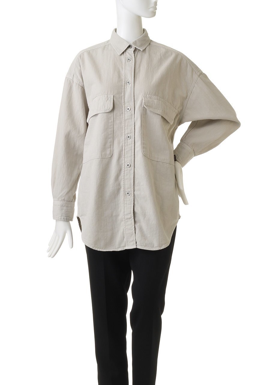 【ヤヌーク/YANUK】のCPOシャツ 人気、トレンドファッション・服の通販 founy(ファニー) 　ファッション　Fashion　レディースファッション　Fashion for Women　トップス・カットソー　Cut & Sew Tops　シャツ・ブラウス・オフィスカジュアル　Elegant Blouses & Button-Ups　おすすめ　Recommended / Our Picks　シンプル　Simple, Minimal　スリーブ　Sleeve, Long Sleeve / Short Sleeve　セットアップ　Set-Up, Coordinated Outfit　フラップ　Flap, Flap Pocket　ポケット　Pocket, Pocket Detail　ロング　Long, Long-Length　other-2|ID: prp329100002261942 ipo3291000000036901467