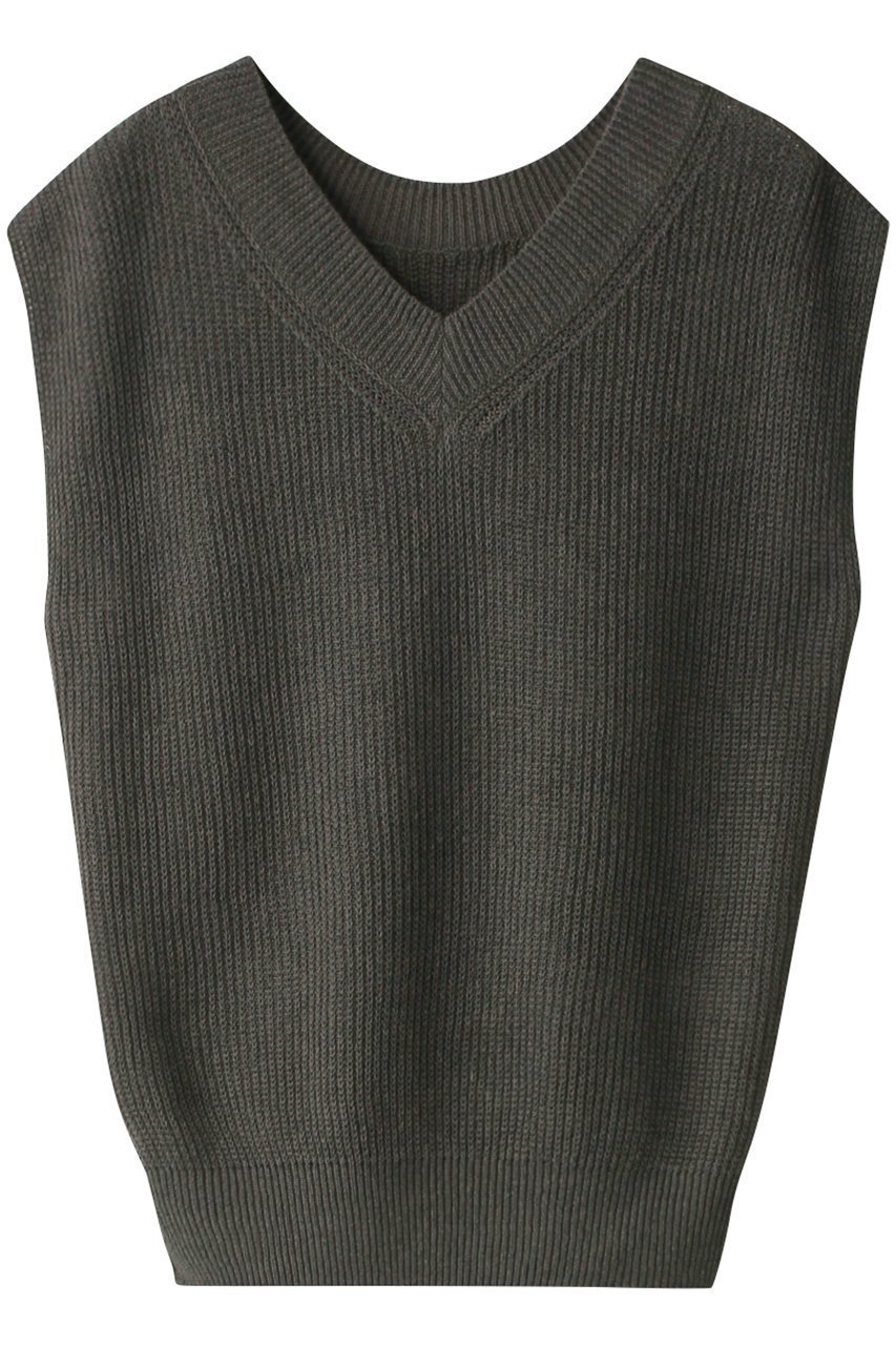 【ヤヌーク/YANUK】のスリーブレス ニットプルオーバー 人気、トレンドファッション・服の通販 founy(ファニー) 　ファッション　Fashion　レディースファッション　Fashion for Women　トップス・カットソー　Cut & Sew Tops　ニット　Knit Tops & Sweaters　カジュアルプルオーバー・ニットトップス　Pullovers & Knit Tops / Casual Pullovers　シンプル　Simple, Minimal　スリーブ　Sleeve, Long Sleeve / Short Sleeve　ノースリーブ　Sleeveless, No-Sleeve　リネン　Linen, Linen Fabric　夏　Summer　春　Spring　S/S・春夏　SS, Spring/Summer, Warm Season　 other-1|ID: prp329100002261944 ipo3291000000036906731