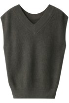 【ヤヌーク/YANUK】のスリーブレス ニットプルオーバー ダークオリーブ|ID: prp329100002261944 ipo3291000000036906732