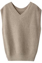 【ヤヌーク/YANUK】のスリーブレス ニットプルオーバー ライトベージュ|ID: prp329100002261944 ipo3291000000036906733