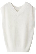 【ヤヌーク/YANUK】のスリーブレス ニットプルオーバー ホワイト|ID: prp329100002261944 ipo3291000000036906734