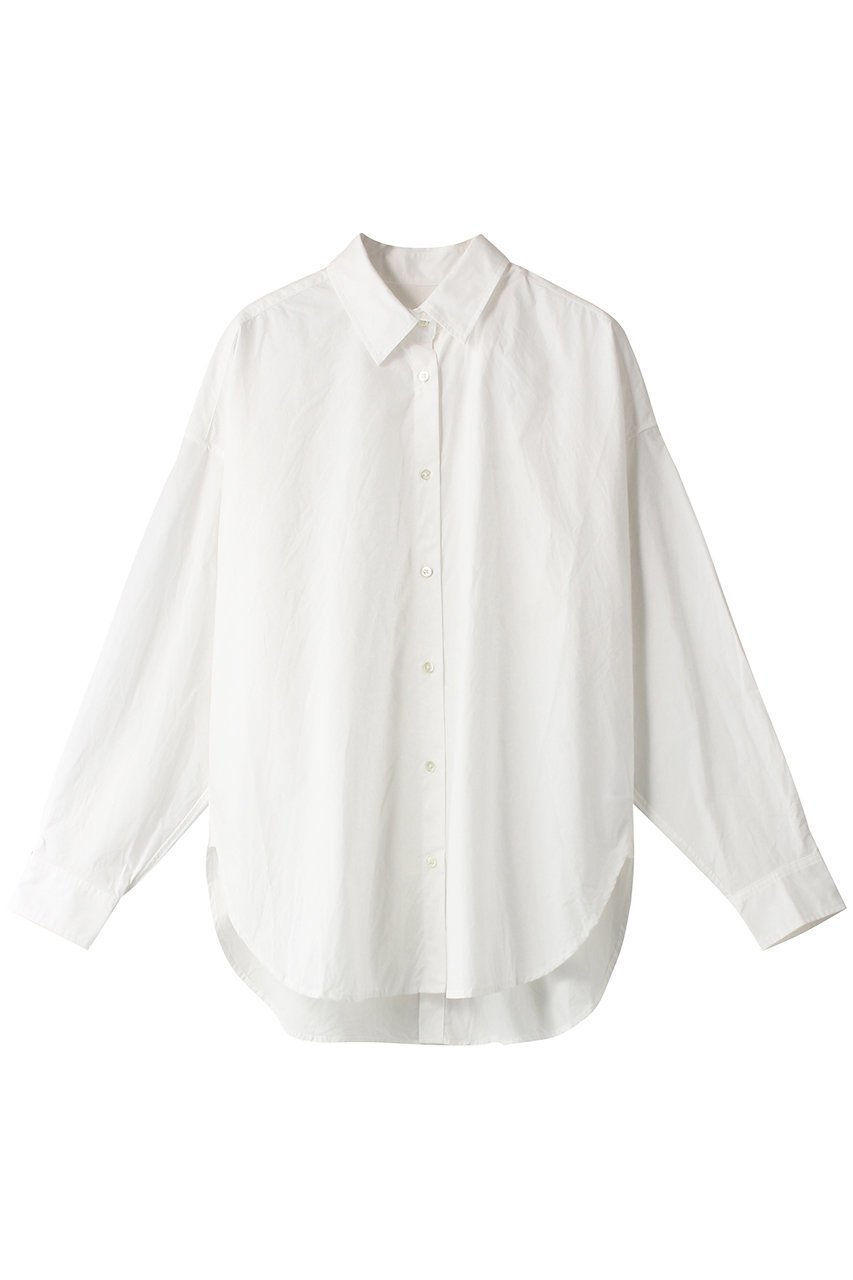 【ヤヌーク/YANUK】のバックボタンシャツ インテリア・キッズ・メンズ・レディースファッション・服の通販 founy(ファニー) 　ファッション　Fashion　レディースファッション　Fashion for Women　トップス・カットソー　Cut & Sew Tops　シャツ・ブラウス・オフィスカジュアル　Elegant Blouses & Button-Ups　バッグ　Bags　シンプル　Simple, Minimal　スリット　Slit, Slit Detail　スリーブ　Sleeve, Long Sleeve / Short Sleeve　ロング　Long, Long-Length　長袖　Long Sleeve, Full Sleeve　ホワイト|ID: prp329100002261947 ipo3291000000036878274