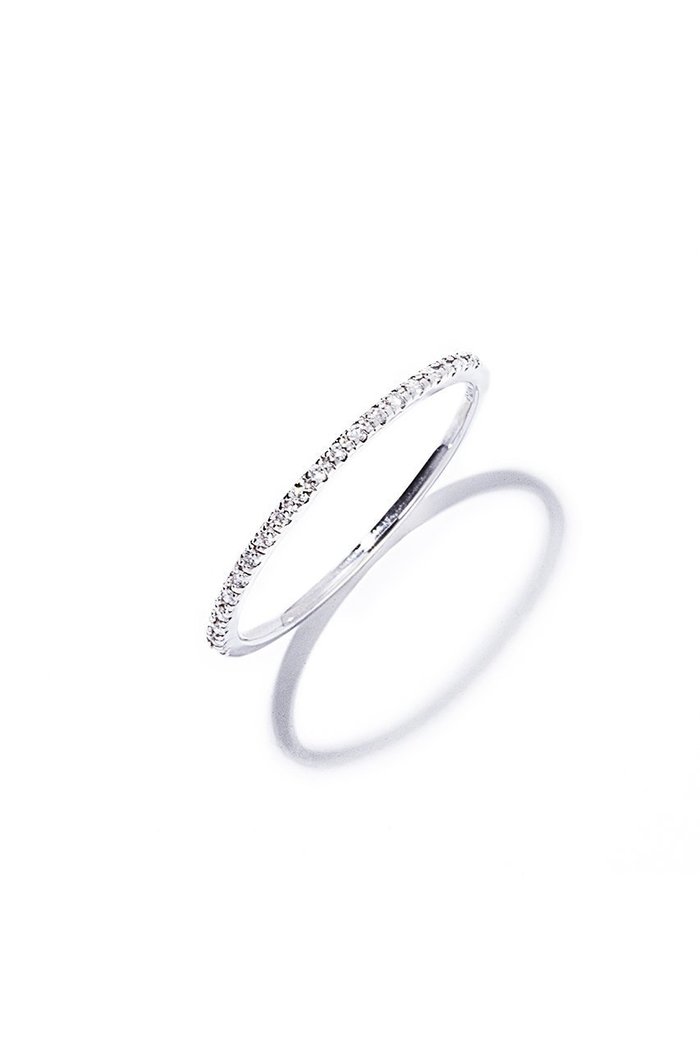 【ルボンボン/les bonbon】のdiamond half etanity リング インテリア・キッズ・メンズ・レディースファッション・服の通販 founy(ファニー) https://founy.com/ ファッション Fashion レディースファッション Fashion for Women ダイヤモンド Diamond, Brilliant Cut モノトーン Monotone, Black and White 再入荷 Restock / Back in Stock |ID: prp329100002268392 ipo3291000000036044451