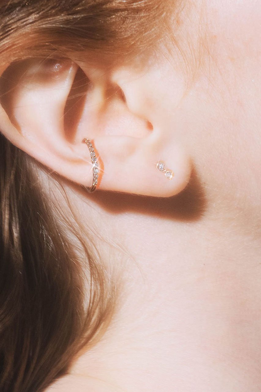 【ルボンボン/les bonbon】のtwo diamond ピアス 人気、トレンドファッション・服の通販 founy(ファニー) 　ファッション　Fashion　レディースファッション　Fashion for Women　ジュエリー　Jewelry　ファッションリング　Fashion Rings　イヤリング・フープ・ドロップタイプ　Hoop, Drop & Clip Earrings　おすすめ　Recommended / Our Picks　イヤリング　Earrings　イヤーカフ　Ear Cuffs　ダイヤモンド　Diamond, Brilliant Cut　再入荷　Restock / Back in Stock　other-2|ID: prp329100002268394 ipo3291000000035583520