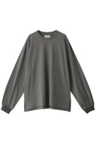 【ミディウミソリッド/MIDIUMISOLID】のcrew neck long slv Tシャツ グレー|ID:prp329100002275419