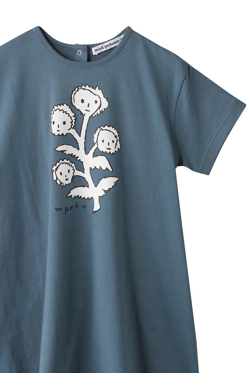 【ミナ ペルホネン/mina perhonen / KIDS】の【BABY】“totem flower” ワンピース ブルー 100 人気、トレンドファッション・服の通販 founy(ファニー) 　ファッション　Fashion　キッズファッション　Fashion for Kids　トップス・カットソー　Cut & Sew Tops　ワンピース　Dresses　プリント　Print, Printed Pattern　ベビー　Baby, Babywear　今季　This Season, Current Season　other-3|ID: prp329100002286608 ipo3291000000036236023
