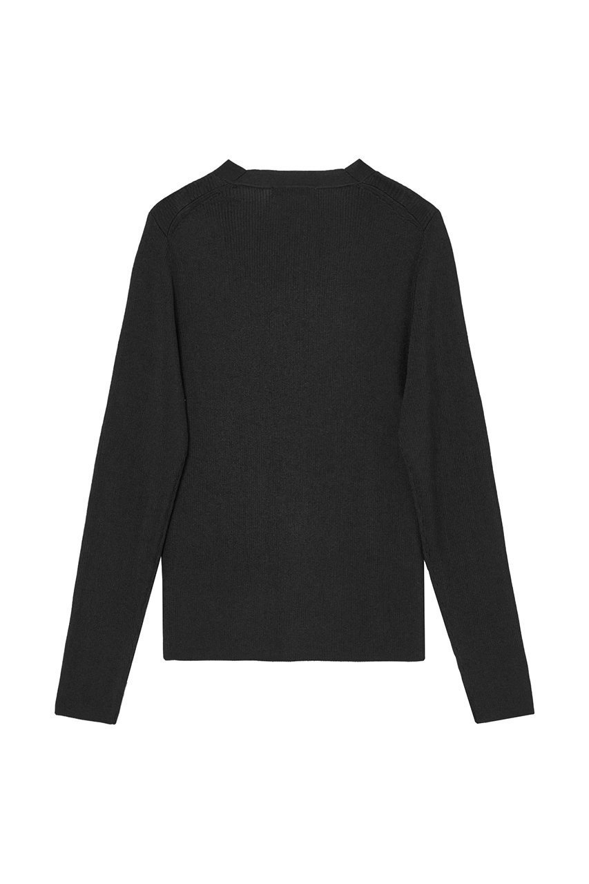 【アナイ/ANAYI】のアセテートポリエステルVネック カーディガン 人気、トレンドファッション・服の通販 founy(ファニー) 　ファッション　Fashion　レディースファッション　Fashion for Women　トップス・カットソー　Cut & Sew Tops　ニット　Knit Tops & Sweaters　カーディガン・羽織り　Layered Style Cardigans　Vネックトップス　V-Neck Tops / V-Cut Neckline Shirts　アンサンブル　Ensemble Set　カーディガン　Cardigan, Knitwear　スクエア　Square, Square Shape　スマート　Smart, Elegant　ミラノリブ　Milano Rib, Milano Stitch　人気　Popular, Best Seller　定番　Standard, Basic Item　other-2|ID: prp329100002288313 ipo3291000000035830644