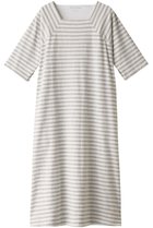 【プリスティン/PRISTINE】のヤクボーダー天竺スクエアOP 人気、トレンドファッション・服の通販 founy(ファニー) ファッション Fashion レディースファッション Fashion for Women トップス・カットソー Cut & Sew Tops ニット Knit Tops & Sweaters カジュアルプルオーバー・ニットトップス Pullovers & Knit Tops / Casual Pullovers シンプル Simple, Minimal スクエア Square, Square Shape ボーダー Border, Stripe 半袖 Short Sleeve, Half Sleeve thumbnail グレー|ID: prp329100002292412 ipo3291000000036896720