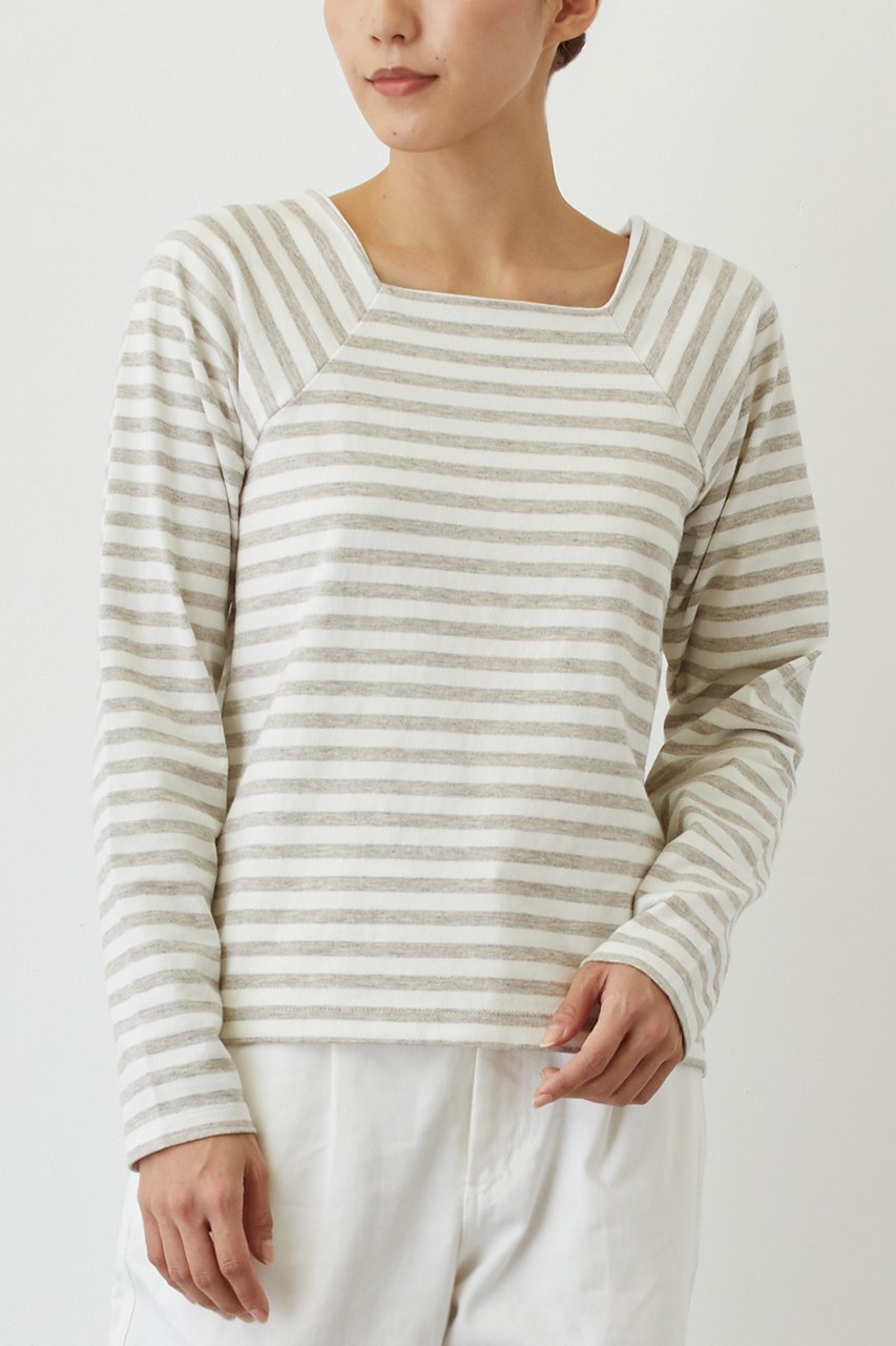 【プリスティン/PRISTINE】のヤクボーダー天竺スクエアPO 人気、トレンドファッション・服の通販 founy(ファニー) ファッション Fashion レディースファッション Fashion for Women トップス・カットソー Cut & Sew Tops ニット Knit Tops & Sweaters カジュアルプルオーバー・ニットトップス Pullovers & Knit Tops / Casual Pullovers シンプル Simple, Minimal スクエア Square, Square Shape ボーダー Border, Stripe other-6|ID: prp329100002292414 ipo3291000000036760477