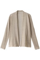 【プリスティン/PRISTINE】のショールカラーカーディガン 人気、トレンドファッション・服の通販 founy(ファニー) ファッション Fashion レディースファッション Fashion for Women トップス・カットソー Cut & Sew Tops ニット Knit Tops & Sweaters カーディガン・羽織り Layered Style Cardigans カーディガン Cardigan, Knitwear ショール Shawl, Wrap シンプル Simple, Minimal 夏 Summer 春 Spring S/S・春夏 SS, Spring/Summer, Warm Season thumbnail ナチュラル×グレー|ID: prp329100002292417 ipo3291000000036099142