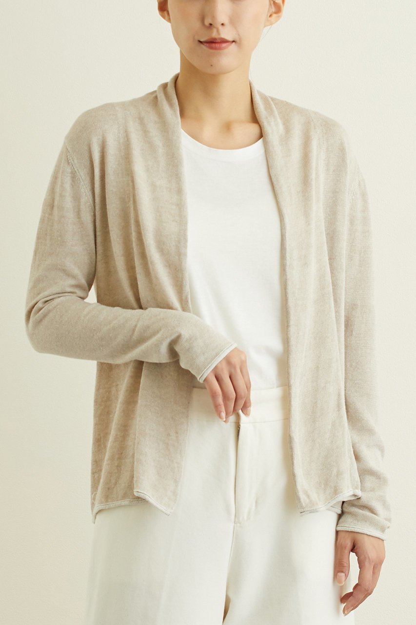 【プリスティン/PRISTINE】のショールカラーカーディガン 人気、トレンドファッション・服の通販 founy(ファニー) 　ファッション　Fashion　レディースファッション　Fashion for Women　トップス・カットソー　Cut & Sew Tops　ニット　Knit Tops & Sweaters　カーディガン・羽織り　Layered Style Cardigans　カーディガン　Cardigan, Knitwear　ショール　Shawl, Wrap　シンプル　Simple, Minimal　夏　Summer　春　Spring　S/S・春夏　SS, Spring/Summer, Warm Season　other-6|ID: prp329100002292417 ipo3291000000036099147