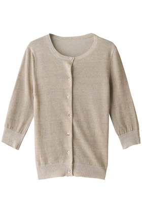 【プリスティン/PRISTINE】 リネンWフェイス7分袖カーディガン人気、トレンドファッション・服の通販 founy(ファニー) ファッション Fashion レディースファッション Fashion for Women トップス・カットソー Cut & Sew Tops ニット Knit Tops & Sweaters カーディガン・羽織り Layered Style Cardigans カーディガン Cardigan, Knitwear シンプル Simple, Minimal フェイス Face, Facial Design リネン Linen, Linen Fabric 夏 Summer 春 Spring S/S・春夏 SS, Spring/Summer, Warm Season |ID:prp329100002292418