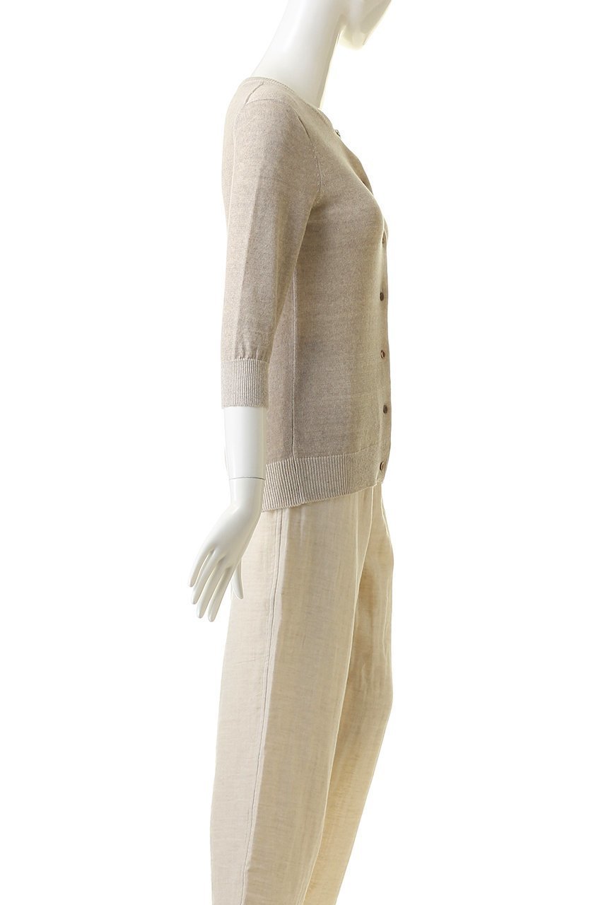 【プリスティン/PRISTINE】のリネンWフェイス7分袖カーディガン 人気、トレンドファッション・服の通販 founy(ファニー) 　ファッション　Fashion　レディースファッション　Fashion for Women　トップス・カットソー　Cut & Sew Tops　ニット　Knit Tops & Sweaters　カーディガン・羽織り　Layered Style Cardigans　カーディガン　Cardigan, Knitwear　シンプル　Simple, Minimal　フェイス　Face, Facial Design　リネン　Linen, Linen Fabric　夏　Summer　春　Spring　S/S・春夏　SS, Spring/Summer, Warm Season　other-3|ID: prp329100002292418 ipo3291000000036906751