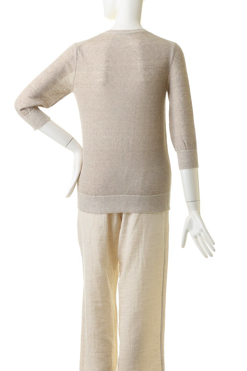 【プリスティン/PRISTINE】のリネンWフェイス7分袖カーディガン 人気、トレンドファッション・服の通販 founy(ファニー) 　ファッション　Fashion　レディースファッション　Fashion for Women　トップス・カットソー　Cut & Sew Tops　ニット　Knit Tops & Sweaters　カーディガン・羽織り　Layered Style Cardigans　カーディガン　Cardigan, Knitwear　シンプル　Simple, Minimal　フェイス　Face, Facial Design　リネン　Linen, Linen Fabric　夏　Summer　春　Spring　S/S・春夏　SS, Spring/Summer, Warm Season　other-4|ID: prp329100002292418 ipo3291000000036906752