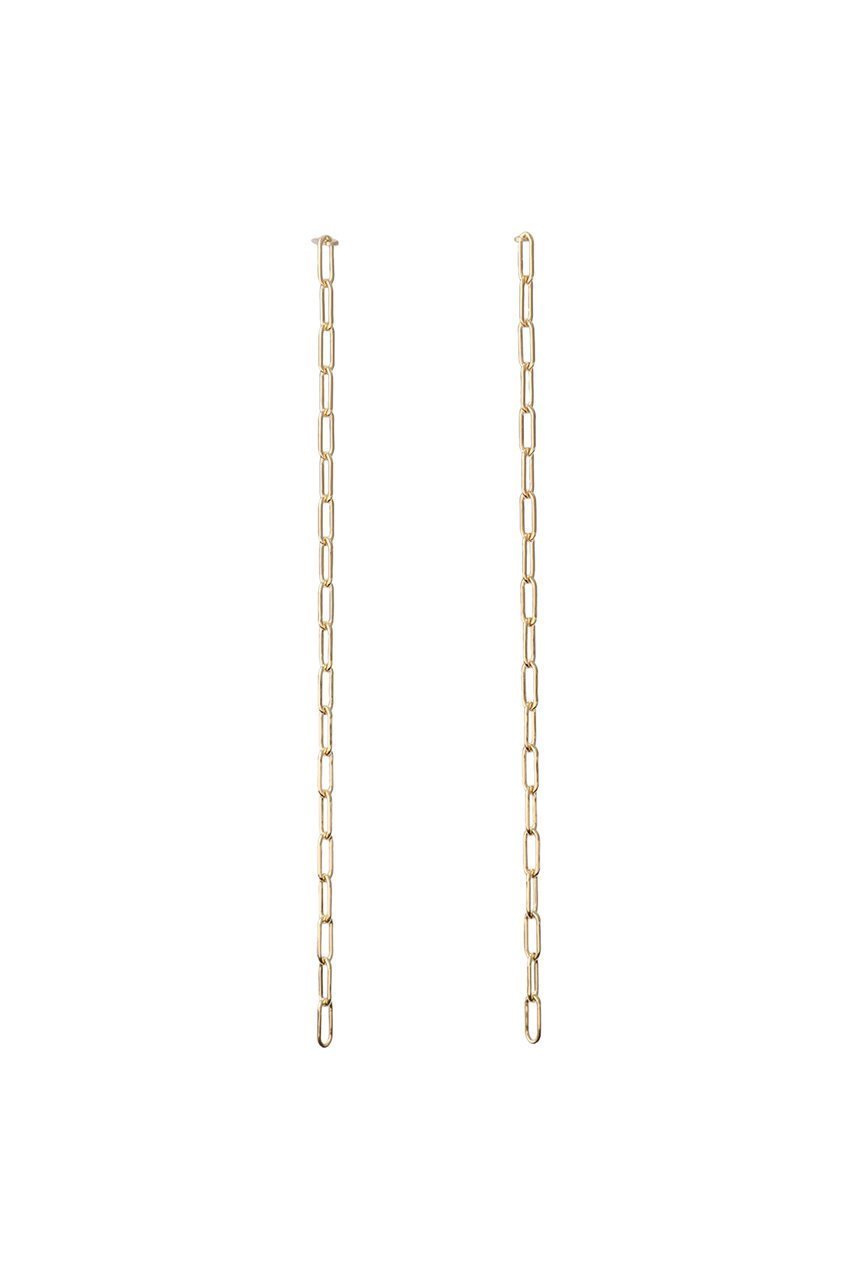 【ナチュラリジュエリ/NATURALI JEWELRY】のFlow チェーンピアス インテリア・キッズ・メンズ・レディースファッション・服の通販 founy(ファニー) 　ファッション　Fashion　レディースファッション　Fashion for Women　ジュエリー　Jewelry　ファッションリング　Fashion Rings　イヤリング・フープ・ドロップタイプ　Hoop, Drop & Clip Earrings　イヤリング　Earrings　シンプル　Simple, Minimal　チェーン　Chain, Chain Strap　ロング　Long, Long-Length　ゴールド|ID: prp329100002307366 ipo3291000000035555717