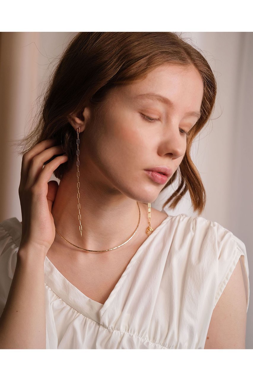 【ナチュラリジュエリ/NATURALI JEWELRY】のFlow チェーンピアス 人気、トレンドファッション・服の通販 founy(ファニー) 　ファッション　Fashion　レディースファッション　Fashion for Women　ジュエリー　Jewelry　ファッションリング　Fashion Rings　イヤリング・フープ・ドロップタイプ　Hoop, Drop & Clip Earrings　イヤリング　Earrings　シンプル　Simple, Minimal　チェーン　Chain, Chain Strap　ロング　Long, Long-Length　other-2|ID: prp329100002307366 ipo3291000000035555718