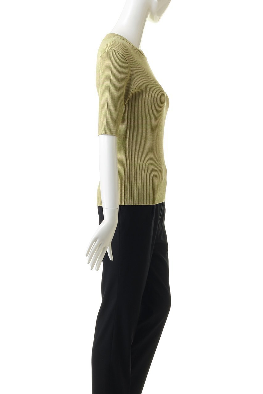 【クラネ/CLANE】のH/N RIB KNIT TOPS / ニット/セーター 人気、トレンドファッション・服の通販 founy(ファニー) 　ファッション　Fashion　レディースファッション　Fashion for Women　トップス・カットソー　Cut & Sew Tops　ニット　Knit Tops & Sweaters　カジュアルプルオーバー・ニットトップス　Pullovers & Knit Tops / Casual Pullovers　シンプル　Simple, Minimal　セーター　Sweater, Knitwear　フィット　Fit, Slim Fit　リブニット　Rib Knit, Ribbed Knit　半袖　Short Sleeve, Half Sleeve　夏　Summer　春　Spring　S/S・春夏　SS, Spring/Summer, Warm Season　other-3|ID: prp329100002307367 ipo3291000000035963142