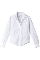 【フランク&アイリーン/Frank&Eileen】のBARRY ストーンウォッシュドインディゴ ホワイトシャツ 人気、トレンドファッション・服の通販 founy(ファニー) ファッション Fashion レディースファッション Fashion for Women トップス・カットソー Cut & Sew Tops シャツ・ブラウス・オフィスカジュアル Elegant Blouses & Button-Ups シェイプ Shape, Slim Fit スリーブ Sleeve, Long Sleeve / Short Sleeve ダメージ Distressed, Destroyed デニム Denim, Jeans Material ロング Long, Long-Length 定番 Standard, Basic Item thumbnail ホワイト|ID: prp329100002307374 ipo3291000000036720923