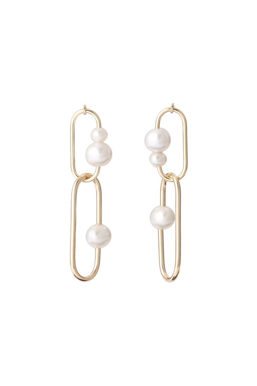 【ナチュラリジュエリ/NATURALI JEWELRY】のFlowオーバルリンクピアス 人気、トレンドファッション・服の通販 founy(ファニー) 　ファッション　Fashion　レディースファッション　Fashion for Women　ジュエリー　Jewelry　ファッションリング　Fashion Rings　イヤリング・フープ・ドロップタイプ　Hoop, Drop & Clip Earrings　アシンメトリー　Asymmetrical Style　イヤリング　Earrings　オーバル　Oval Design　シンプル　Simple, Minimal　パーティ　Party, Party Style　パール　Pearl, Pearl Accent　フープ　Hoop, Hoop Earrings　ロング　Long, Long-Length　 other-1|ID: prp329100002313057 ipo3291000000035555727