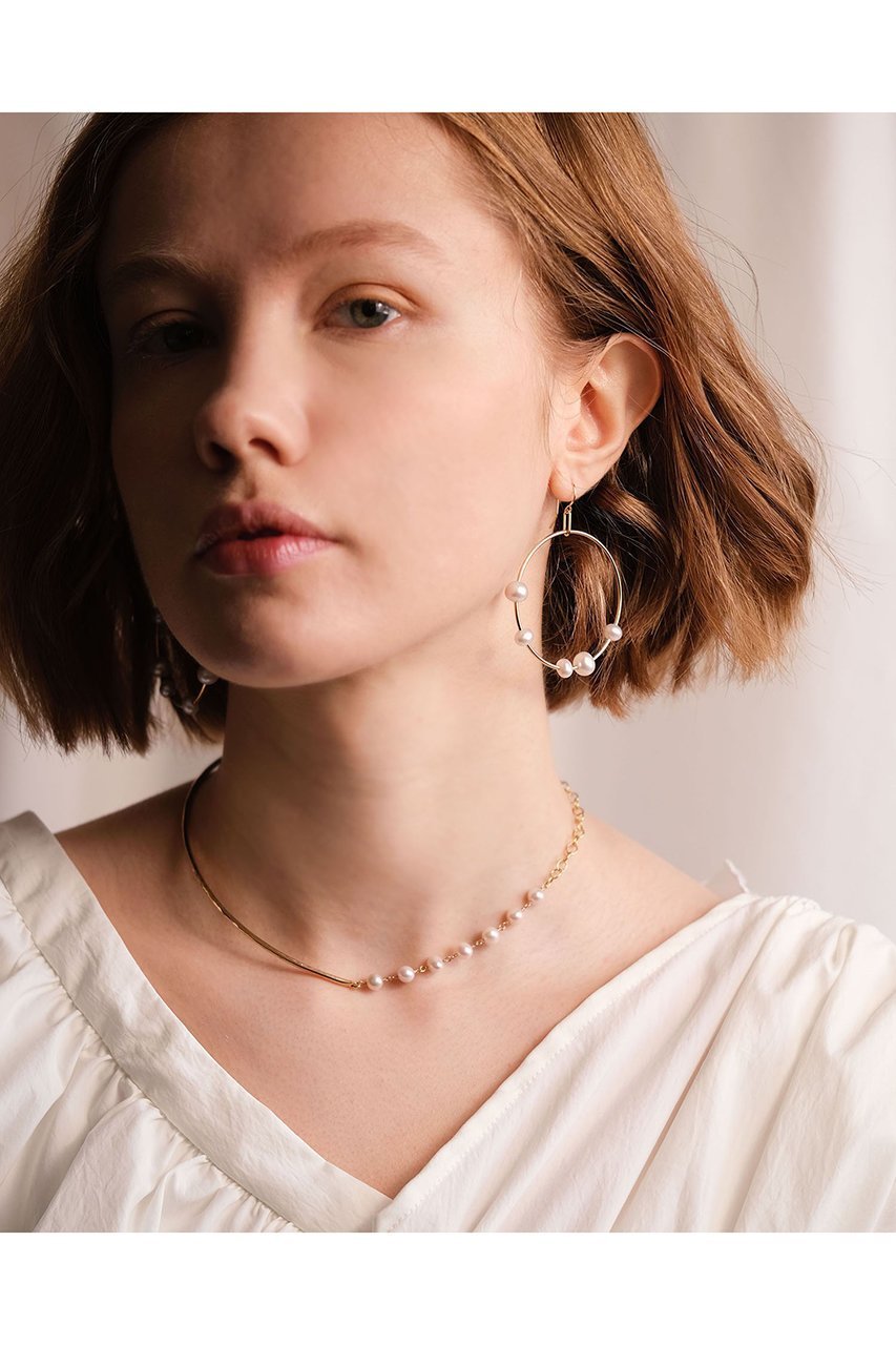 【ナチュラリジュエリ/NATURALI JEWELRY】のFlowサークルピアス 人気、トレンドファッション・服の通販 founy(ファニー) 　ファッション　Fashion　レディースファッション　WOMEN　ジュエリー　Jewelry　リング　Rings　イヤリング　Earrings　イヤリング　Earrings　サークル　Circle　シンプル　Simple　パーティ　Party　パール　Pearl　フープ　Hoop　ランダム　Random　other-2|ID: prp329100002313058 ipo3291000000031267110