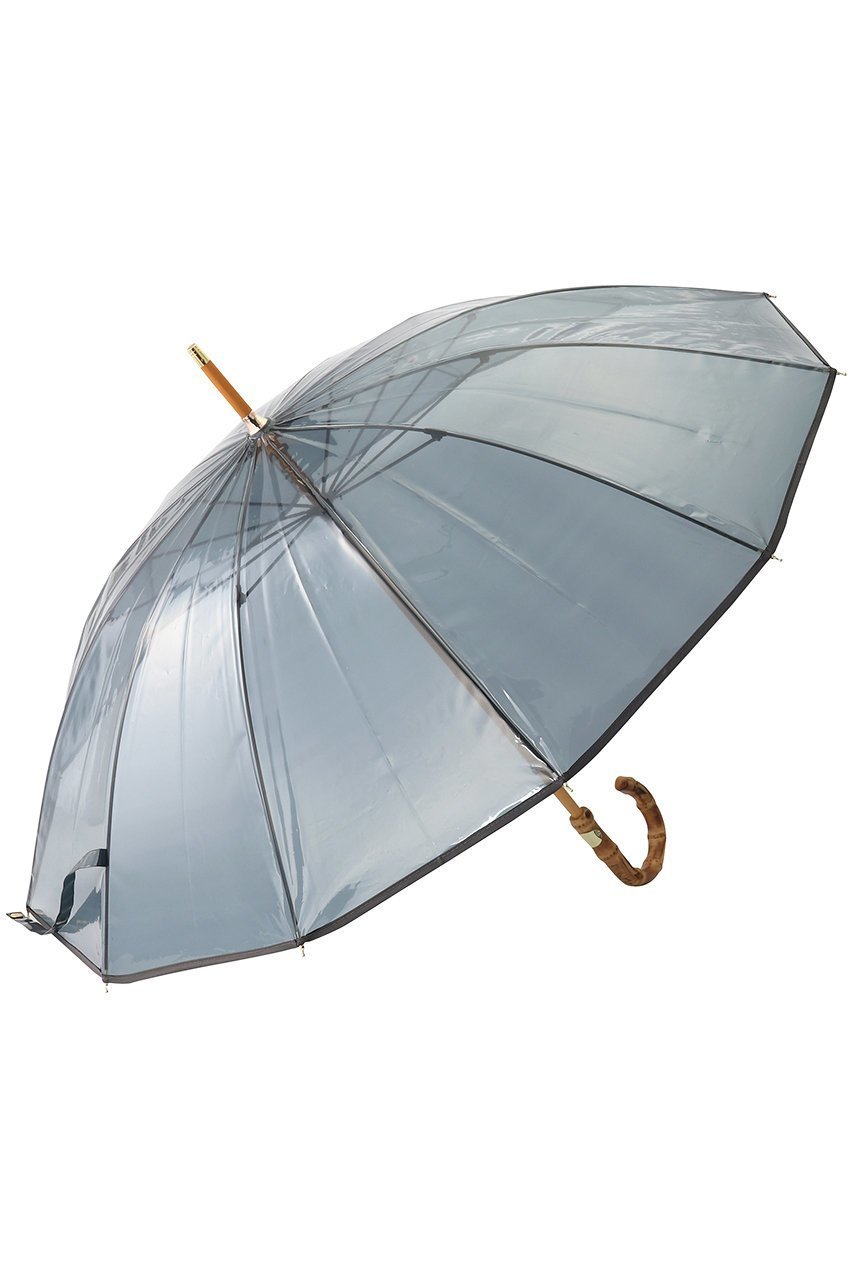 【エリオポール/heliopole】の【Traditional Weatherwear】CLEAR UMBRELLA BAMBOO 傘 インテリア・キッズ・メンズ・レディースファッション・服の通販 founy(ファニー) 　ファッション　Fashion　レディースファッション　Fashion for Women　レイングッズ・傘・晴雨兼用傘　Umbrellas & Rain Gear　ハンカチ　Handkerchief, Hanky　モダン　Modern, Contemporary　傘　Umbrella, Parasol　時計　Watch, Wristwatch　ブルーグレー|ID: prp329100002319636 ipo3291000000032867190
