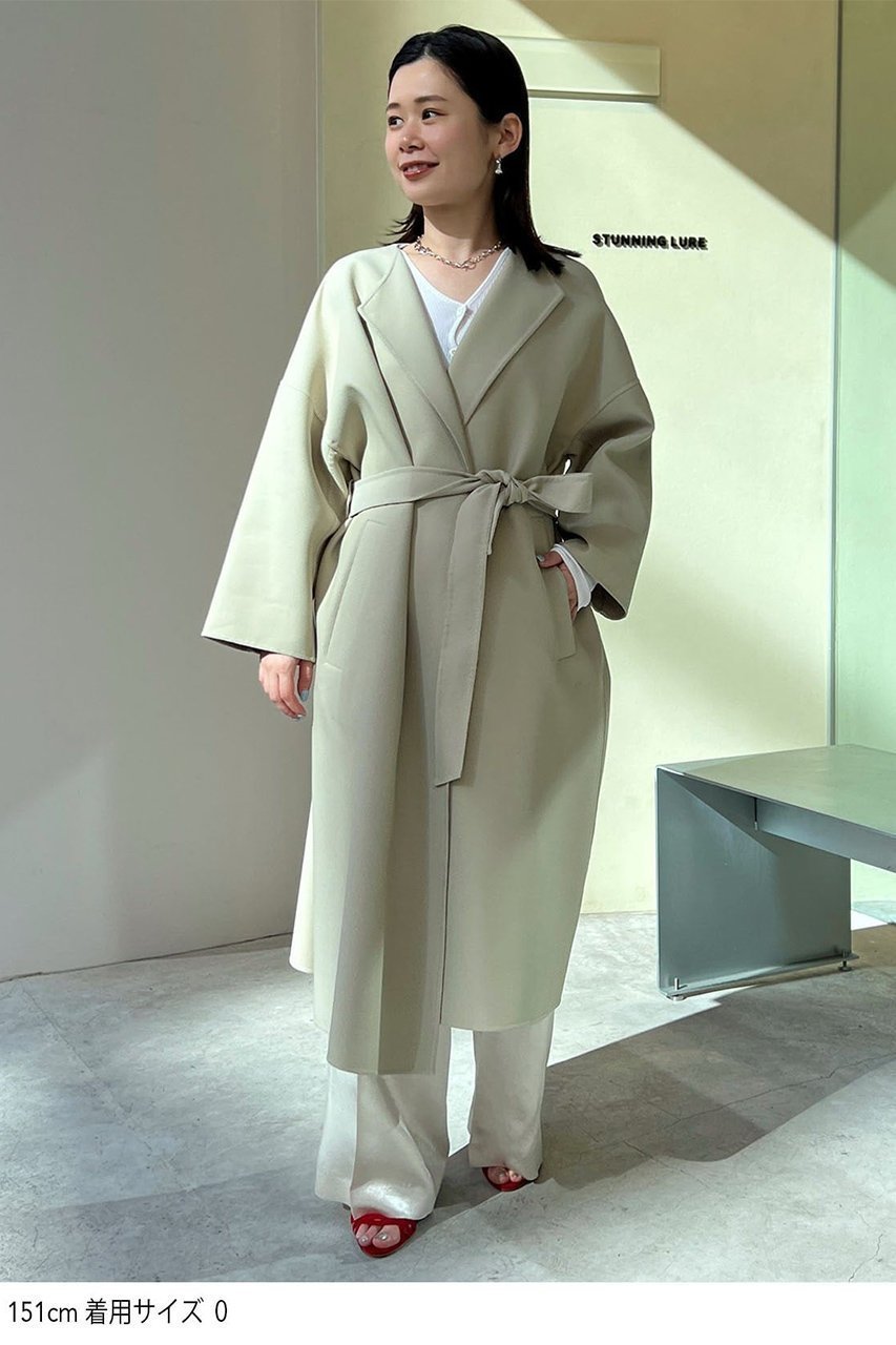 【スタニングルアー/STUNNING LURE】のスプリングリバーコート 人気、トレンドファッション・服の通販 founy(ファニー) 　ファッション　Fashion　レディースファッション　Fashion for Women　アウター　Coat / Outerwear Collection　コート・ロングコート・ピーコート　Long Coats, Peacoats & More　シンプル　Simple, Minimal　スタイリッシュ　Stylish, Fashionable　プレーン　Plain, Simple　ベーシック　Basic, Essential　ロング　Long, Long-Length　エレガント 上品　Elegant　other-6|ID: prp329100002319667 ipo3291000000032925390