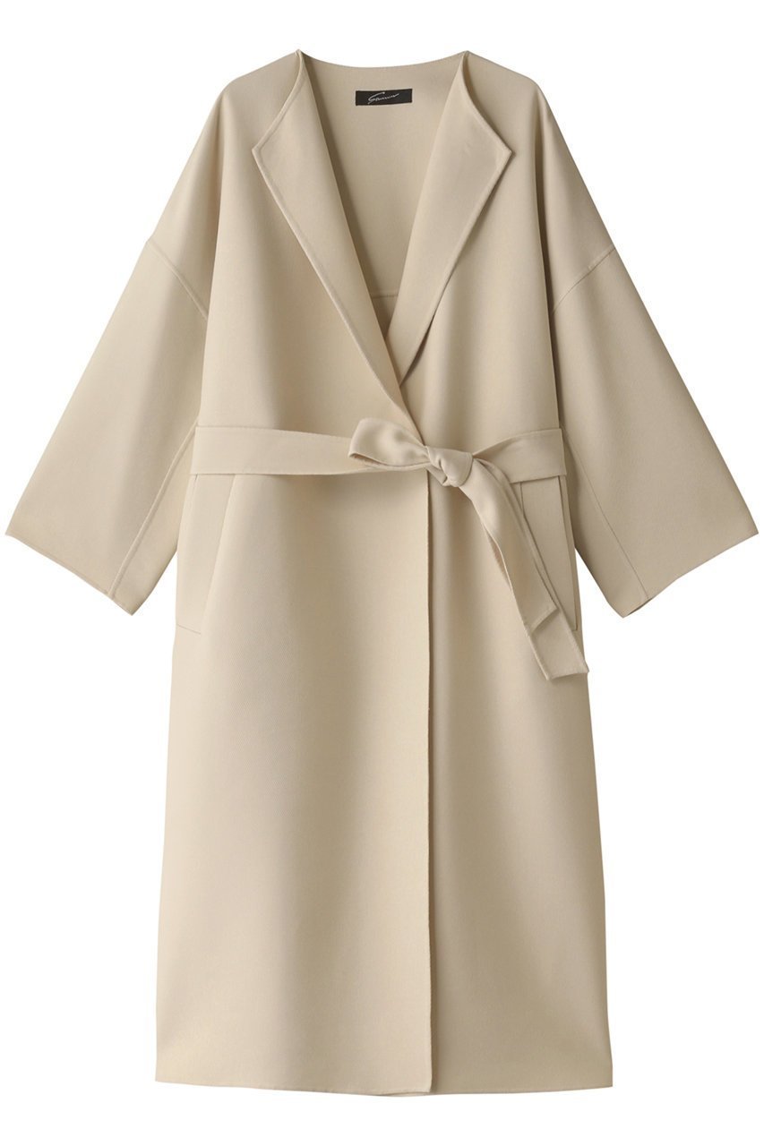 【スタニングルアー/STUNNING LURE】のスプリングリバーコート インテリア・キッズ・メンズ・レディースファッション・服の通販 founy(ファニー) 　ファッション　Fashion　レディースファッション　Fashion for Women　アウター　Coat / Outerwear Collection　コート・ロングコート・ピーコート　Long Coats, Peacoats & More　シンプル　Simple, Minimal　スタイリッシュ　Stylish, Fashionable　プレーン　Plain, Simple　ベーシック　Basic, Essential　ロング　Long, Long-Length　エレガント 上品　Elegant　ライトベージュ|ID: prp329100002319667 ipo3291000000036145467