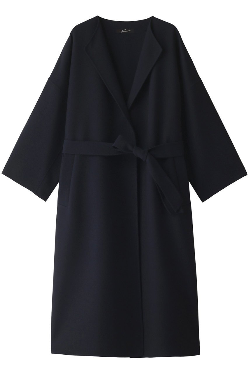 【スタニングルアー/STUNNING LURE】のスプリングリバーコート インテリア・キッズ・メンズ・レディースファッション・服の通販 founy(ファニー) 　ファッション　Fashion　レディースファッション　Fashion for Women　アウター　Coat / Outerwear Collection　コート・ロングコート・ピーコート　Long Coats, Peacoats & More　シンプル　Simple, Minimal　スタイリッシュ　Stylish, Fashionable　プレーン　Plain, Simple　ベーシック　Basic, Essential　ロング　Long, Long-Length　エレガント 上品　Elegant　ネイビー|ID: prp329100002319667 ipo3291000000036145468