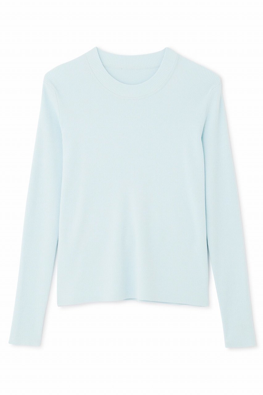 【アドーア/ADORE】のベーシックリブニット インテリア・キッズ・メンズ・レディースファッション・服の通販 founy(ファニー)  ファッション Fashion レディースファッション Fashion for Women トップス・カットソー Cut & Sew Tops ニット Knit Tops & Sweaters カジュアルプルオーバー・ニットトップス Pullovers & Knit Tops / Casual Pullovers ストレッチ Stretch, Stretchy Fabric 定番 Standard, Basic Item ブルー|ID: prp329100002321885 ipo3291000000034336767